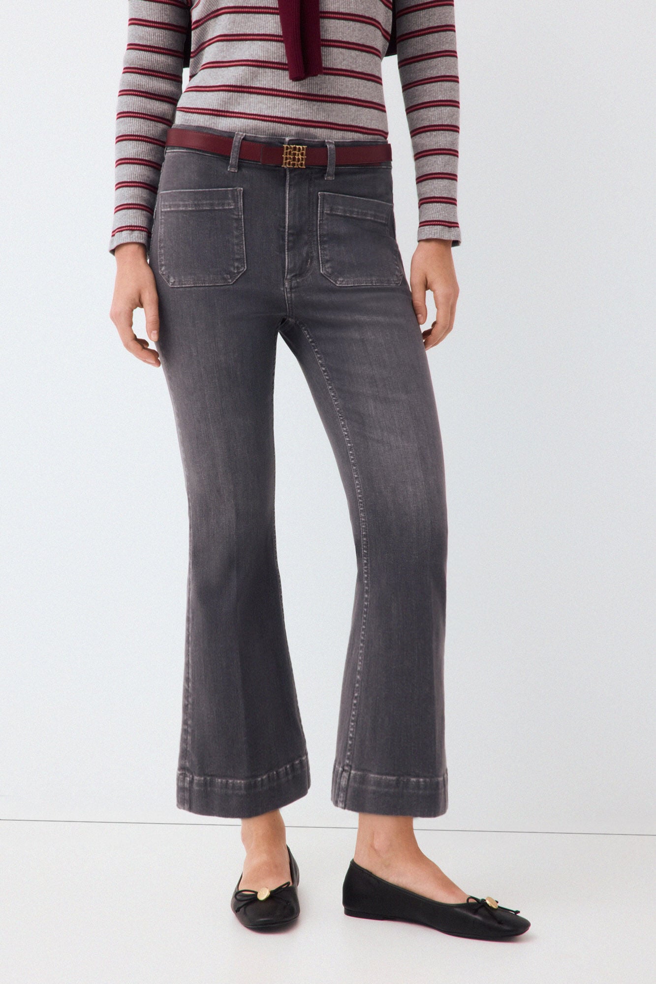 Pedro del Hierro Capri push up flare jeans