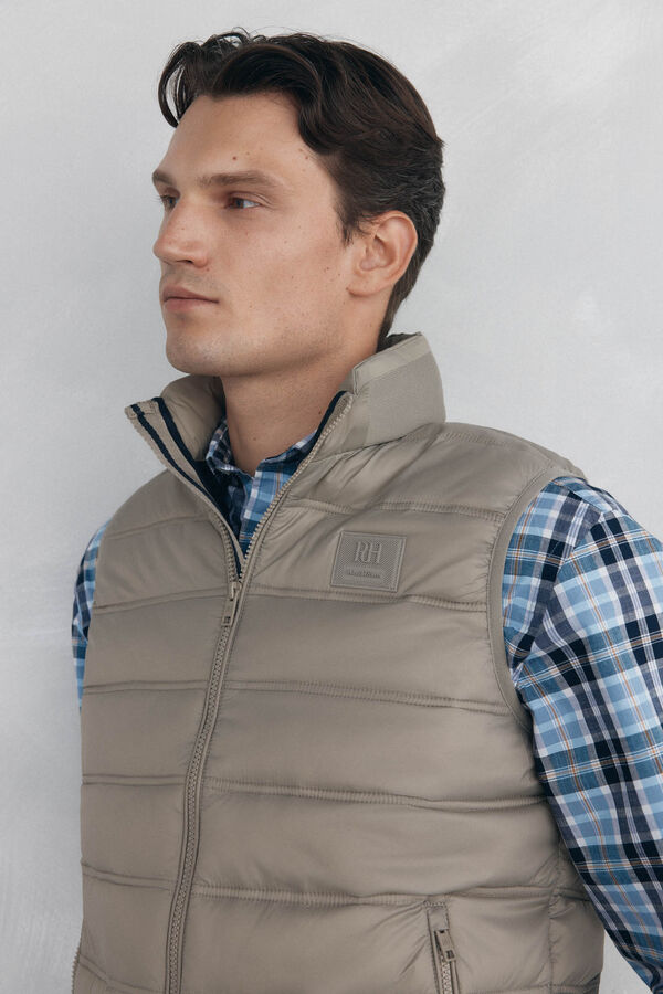 Pedro del Hierro Ultralight gilet  Beige