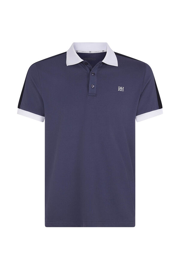 Pedro del Hierro Polo contrasts golf Blue