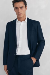 Pedro del Hierro Camisa social lisa, slim fit, resistente a manchas e não engomada