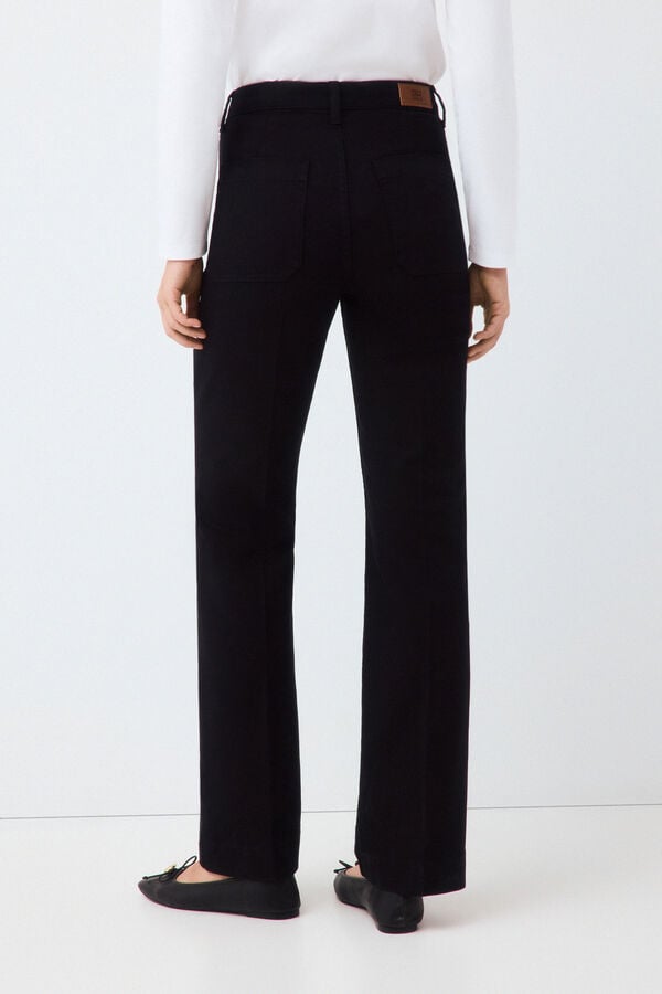 Pedro del Hierro Stovepipe jeans Black