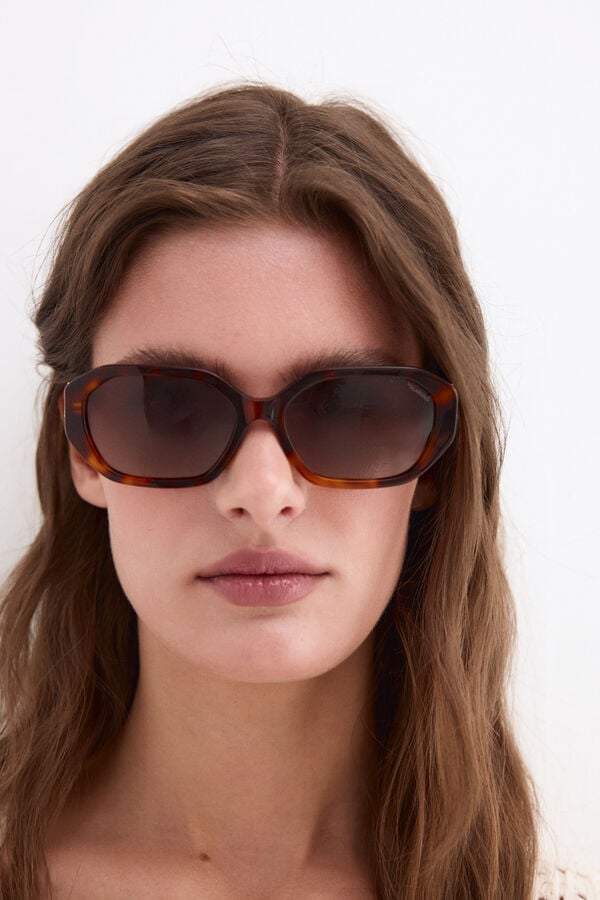 Pedro del Hierro Two-tone sunglasses Brown
