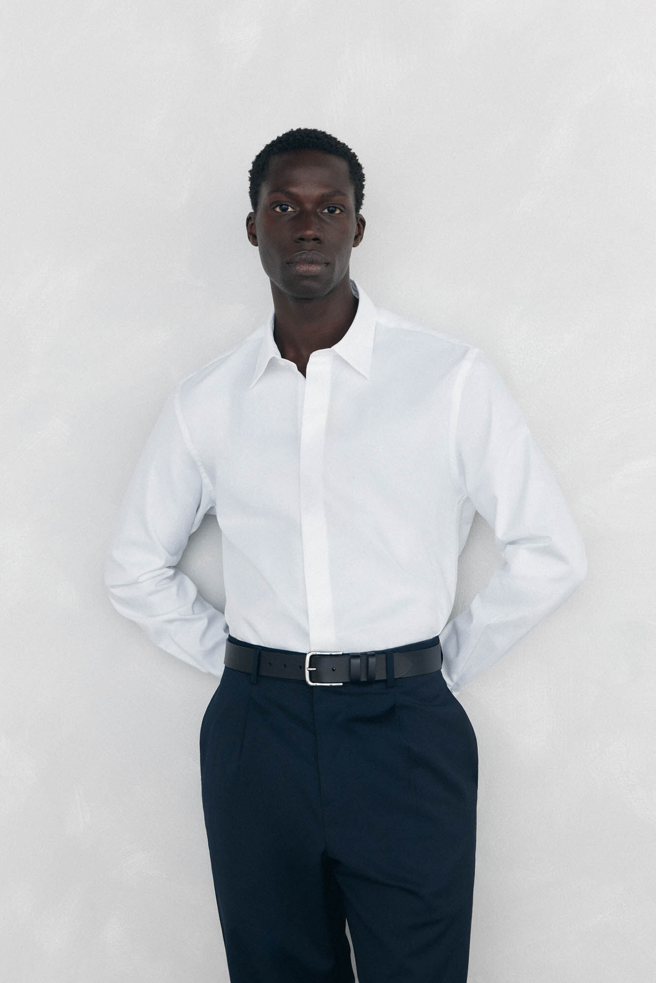 Pedro del Hierro Easy-iron plain shirt