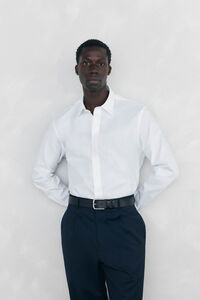 Pedro del Hierro Easy-iron plain shirt