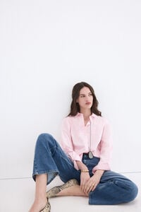 Pedro del Hierro Camisa ampla bordada