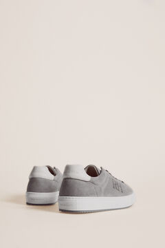 Pedro del Hierro Rubber-soled sneaker Grey