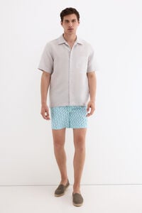 Pedro del Hierro Printed logo micro swimwear