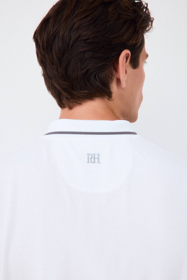 Pedro del Hierro Plain polo shirt White