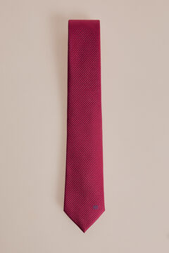 Pedro del Hierro False plain silk tie Pink