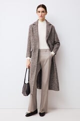 Pedro del Hierro Flare trousers Grey