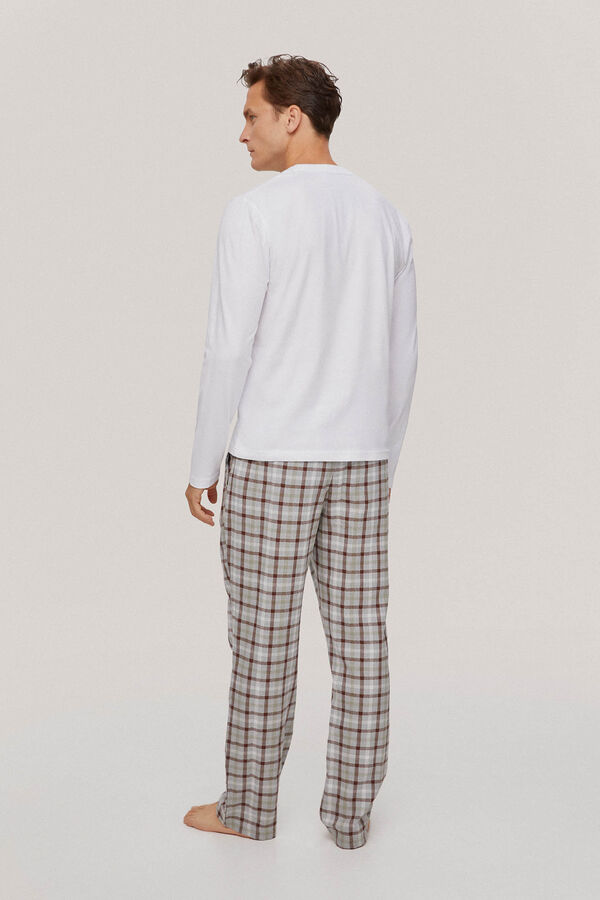 Pedro del Hierro Jersey-knit and cotton pyjamas White