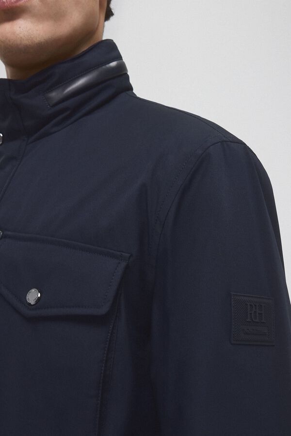 Pedro del Hierro Jacket with four pockets Blue
