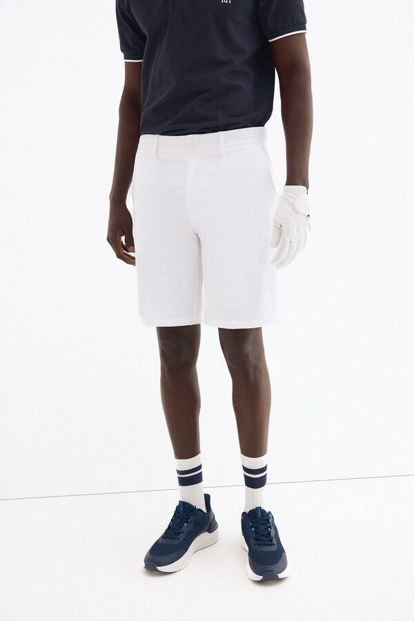 Pedro del Hierro Golf Bermuda shorts White