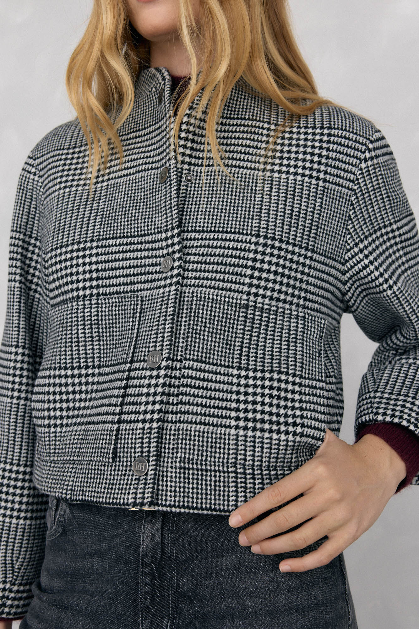 Pedro del Hierro Plaid bomber