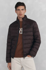 Pedro del Hierro Ultra-light quilted jacket Brown