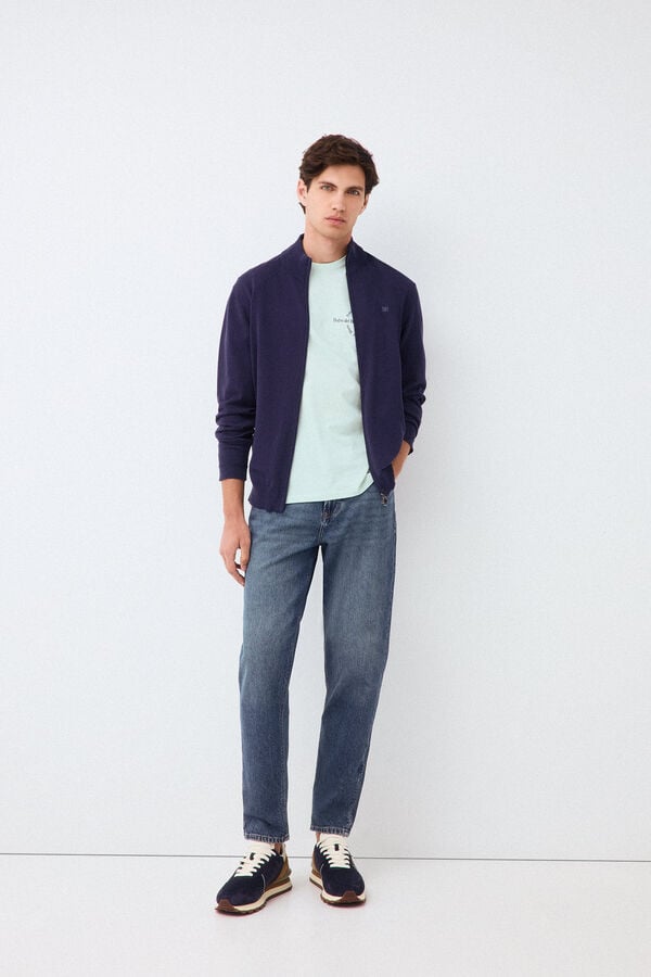 Pedro del Hierro Logo T-shirt Blue