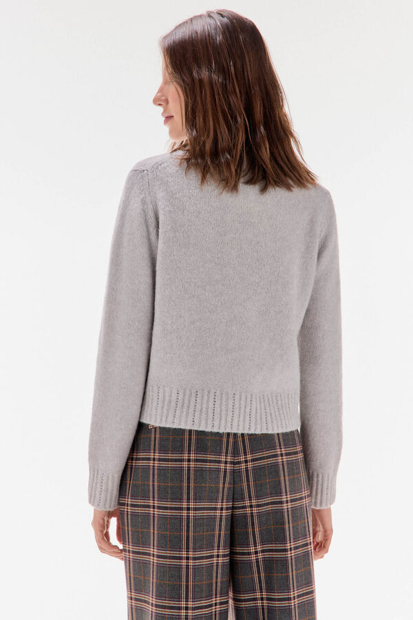 TFP by Tamara Falcó Cropped Perkins jersey Grey