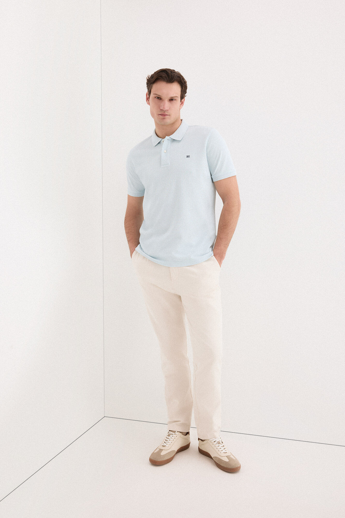 Pedro del Hierro Basic piqu&eacute; polo shirt
