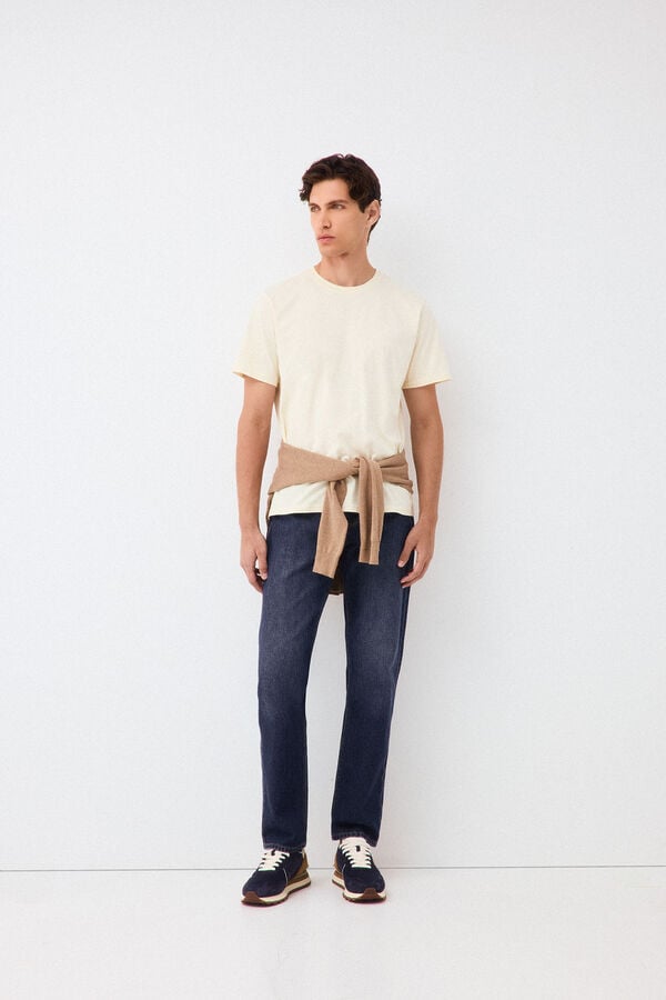 Pedro del Hierro Logo T-shirt Yellow