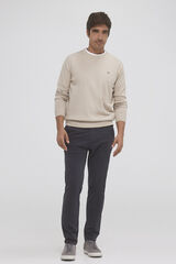 Pedro del Hierro Slim fit Premium Flex chinos Grey