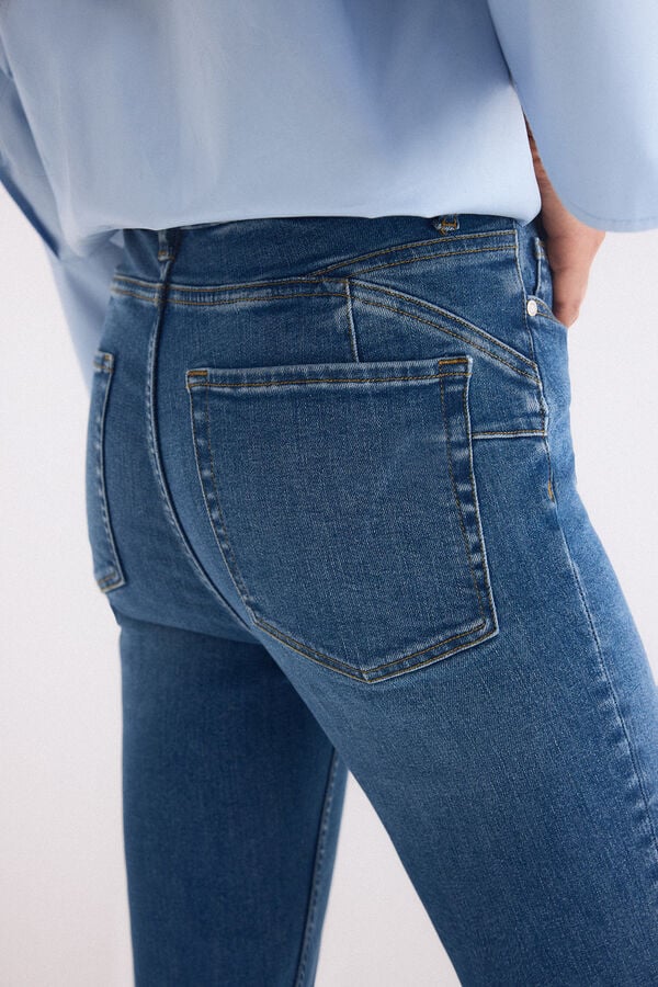 Pedro del Hierro Jeans push-up flare Azul