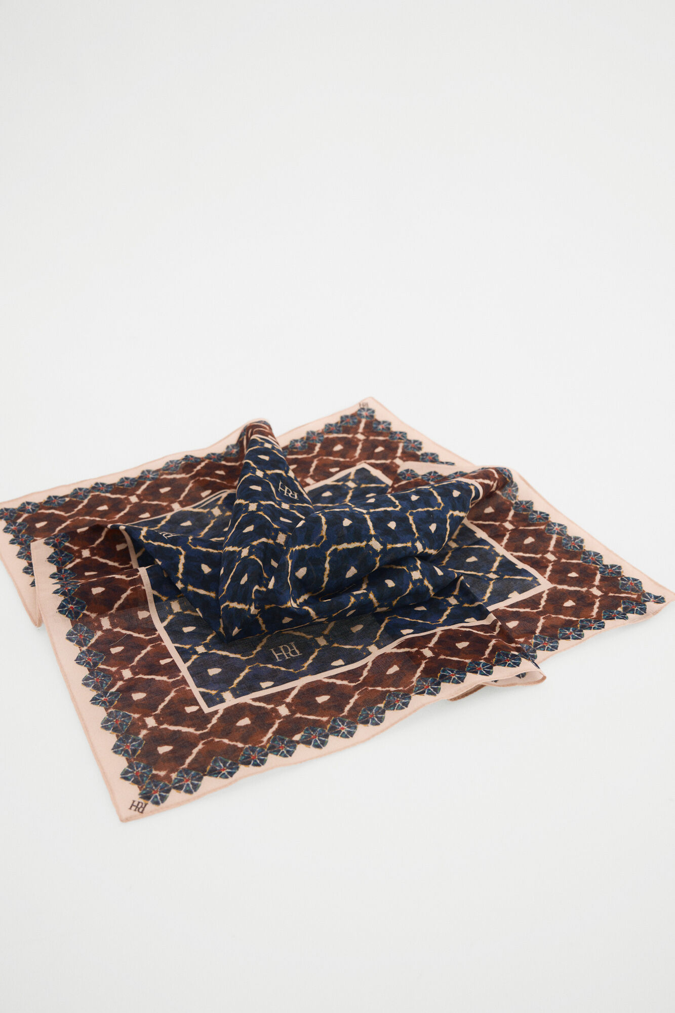 Pedro del Hierro Logo print scarf