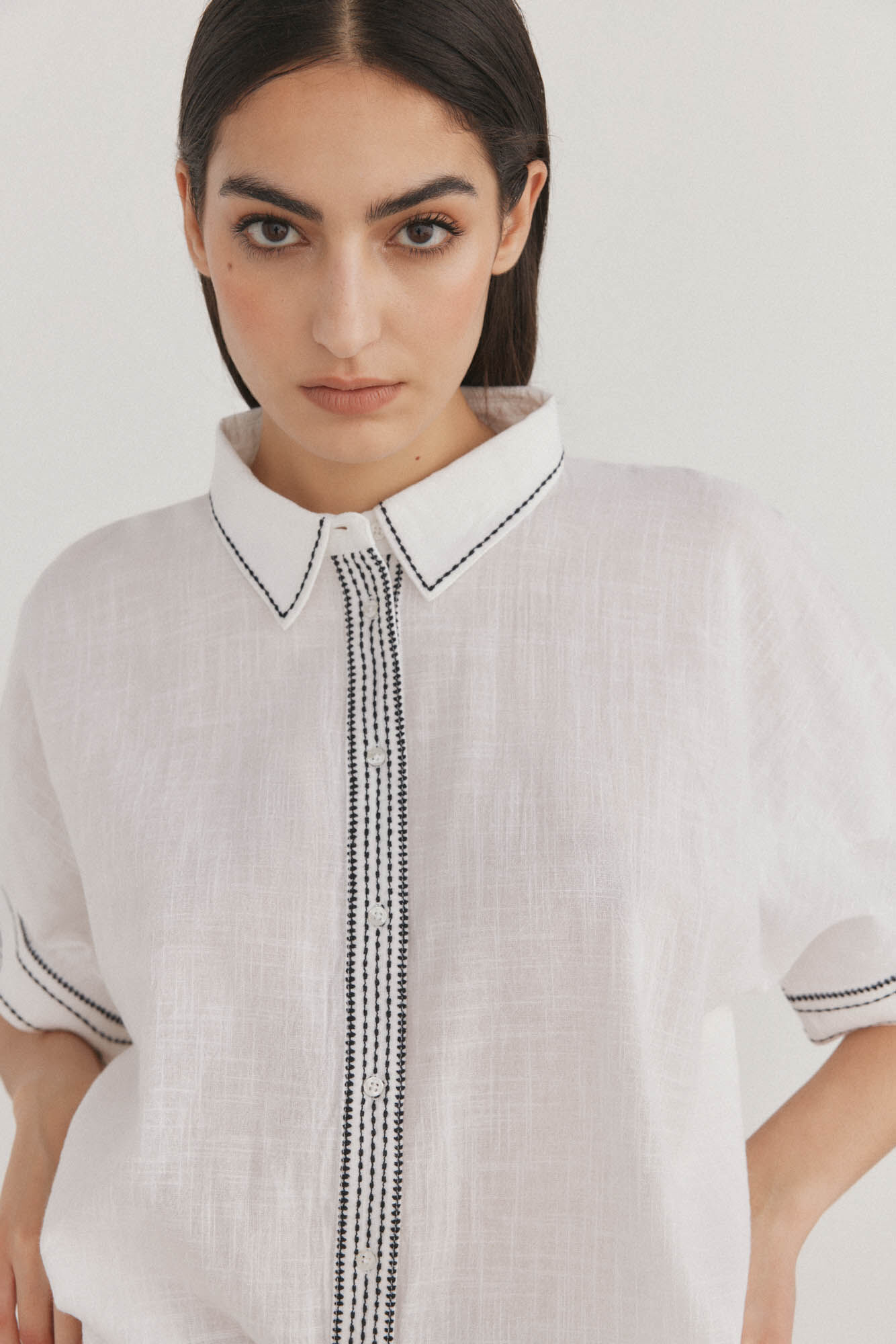 Pedro del Hierro Camisa larga contrastante