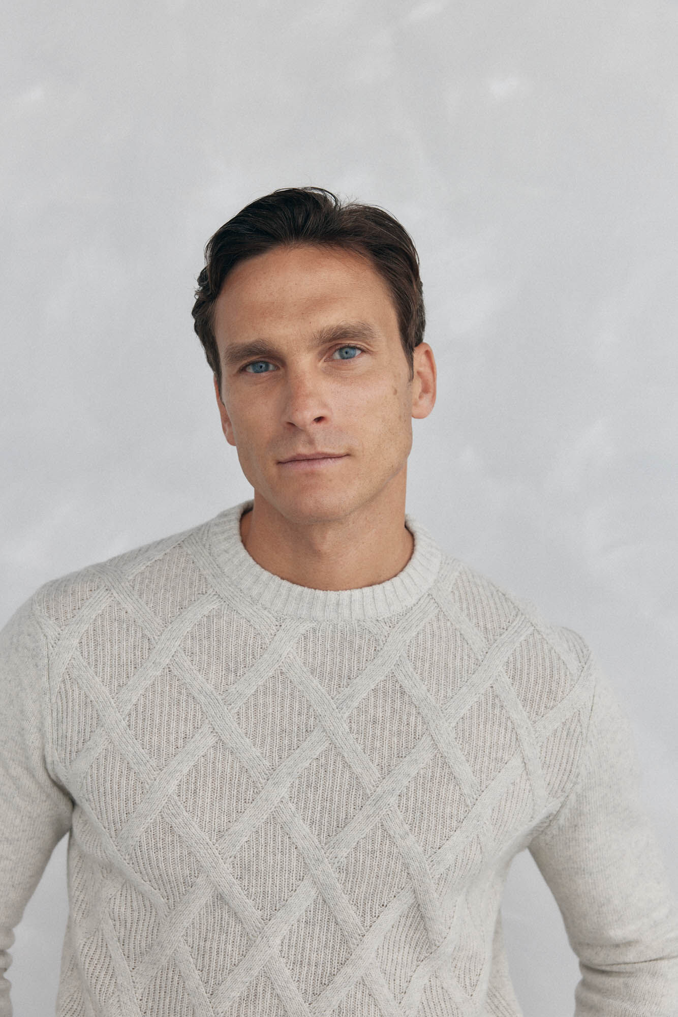 Pedro del Hierro Jersey rombos cuello redondo