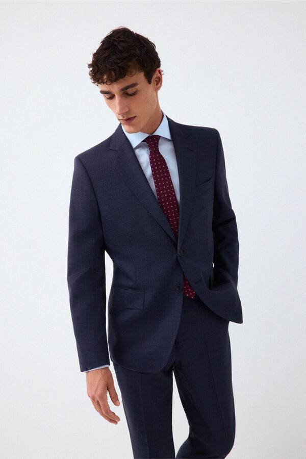 Pedro del Hierro Blazer de fato coordenado tailored estrutura azul Azul