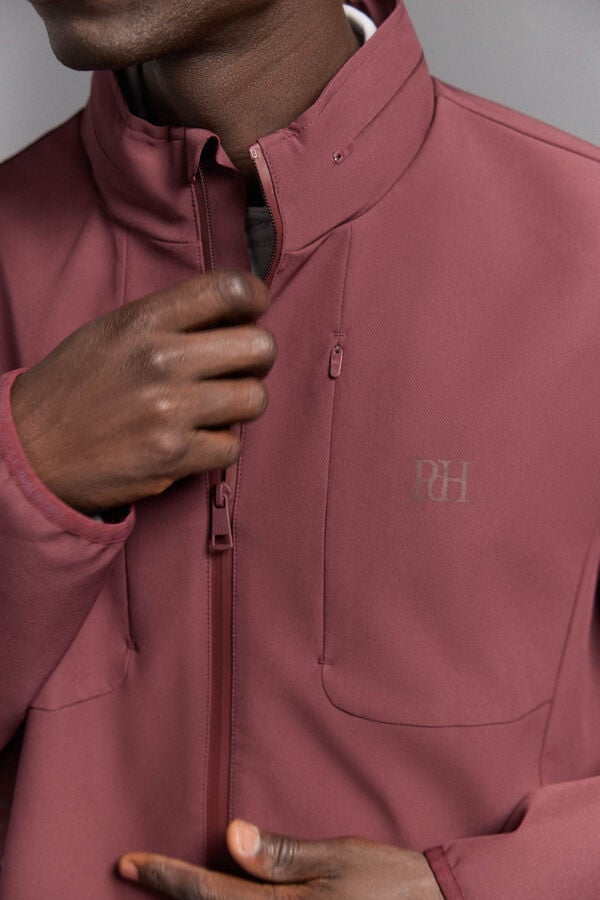 Pedro del Hierro Chaqueta lisa golf Burdeos
