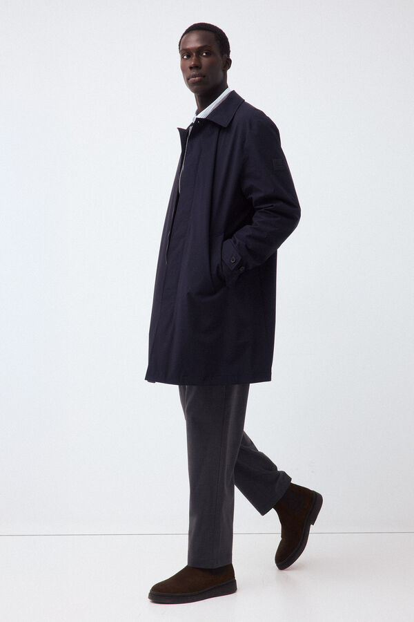 Pedro del Hierro Technical trench Blue