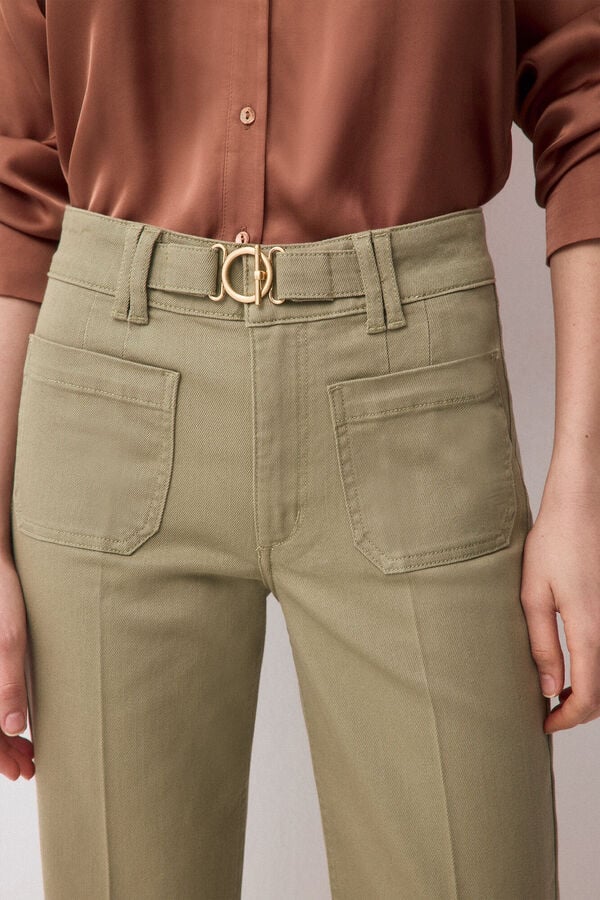 Pedro del Hierro Capri stove pipe jeans Green