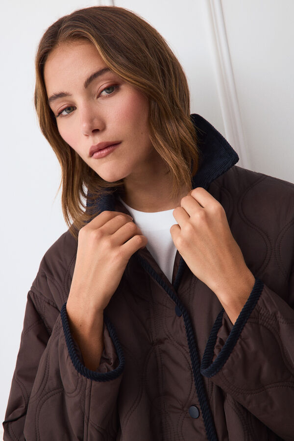 TFP by Tamara Falc&oacute; Puffer parka Brown