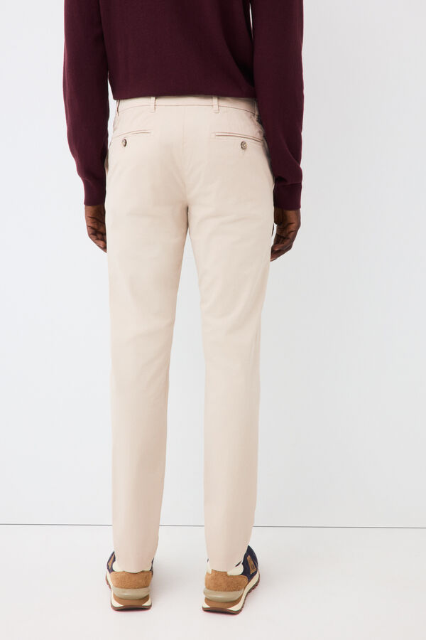 Pedro del Hierro Premium slim chinos Beige