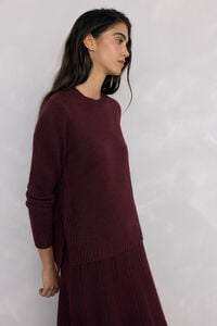 Pedro del Hierro Heathered jersey with side slits