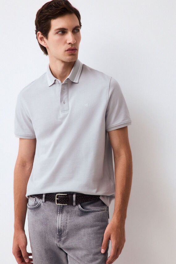 Polo cuello fantasía