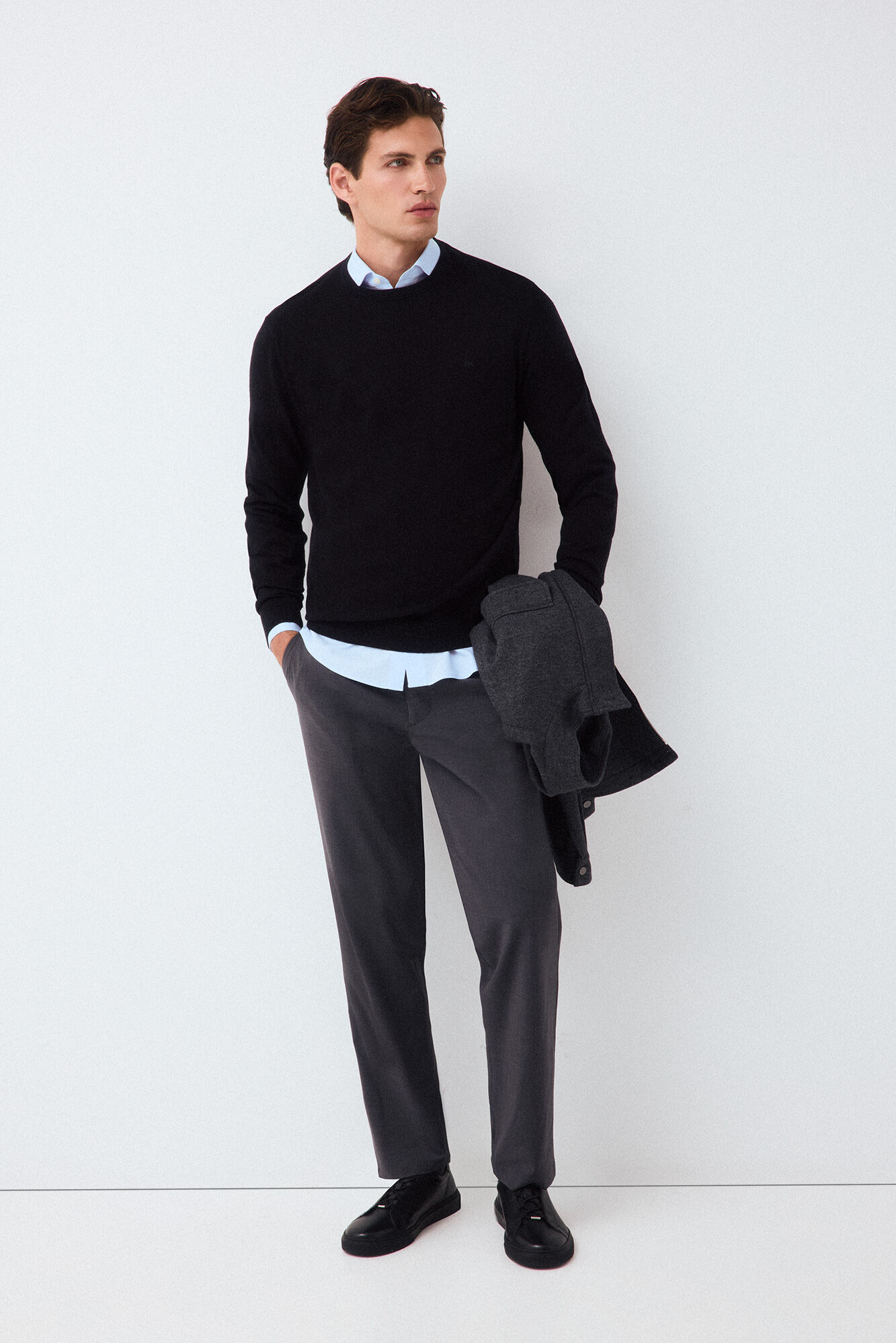 Pedro del Hierro Premium cotton silk cashmere knit jumper