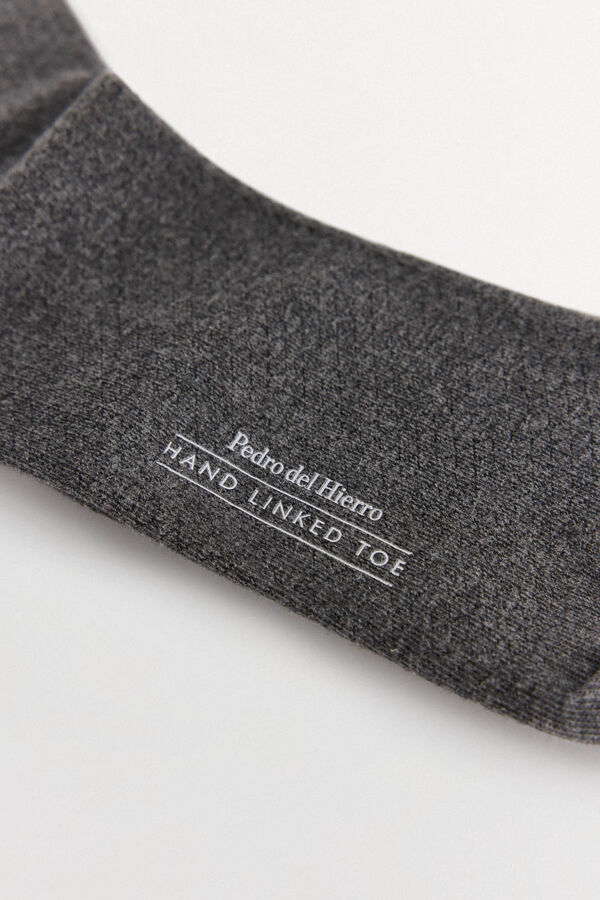 Pedro del Hierro Plain sports socks Grey