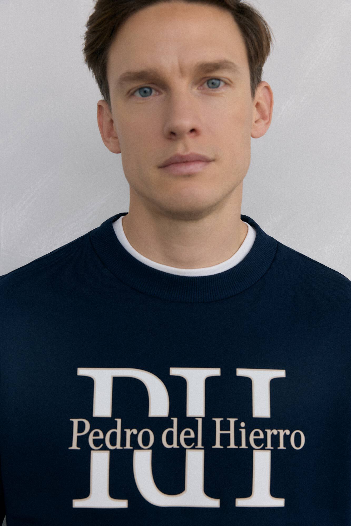 Pedro del Hierro Logo crew neck sweatshirt