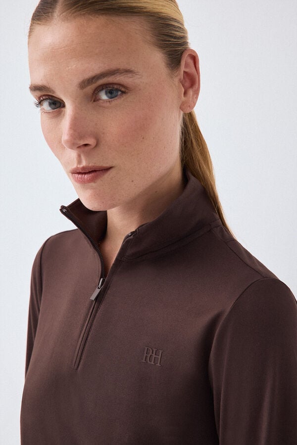 Pedro del Hierro Lightweight sweatshirt Brown