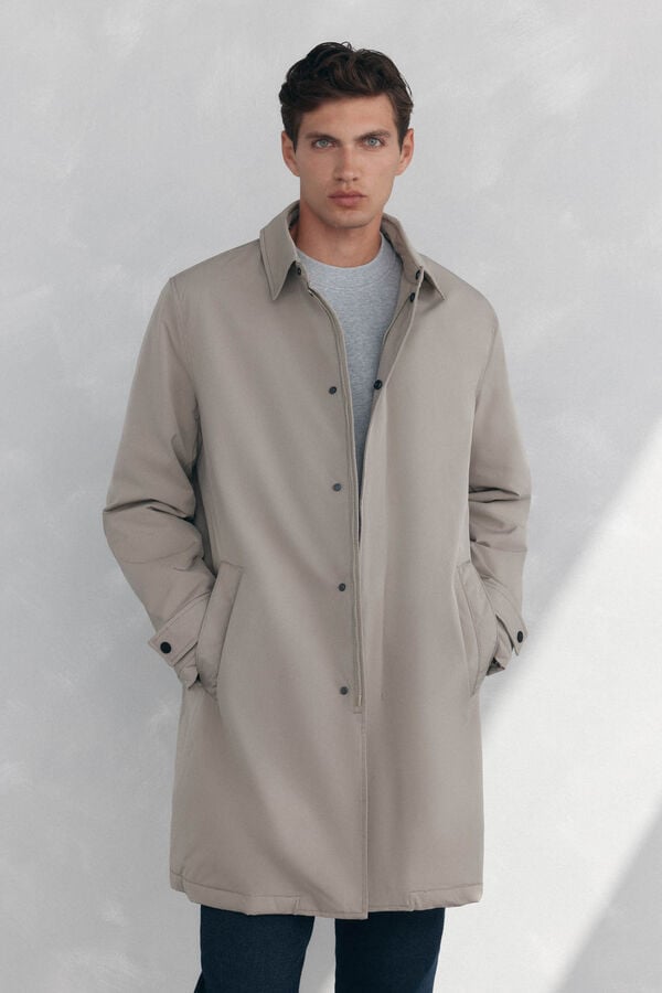 Pedro del Hierro removable lining coat Beige