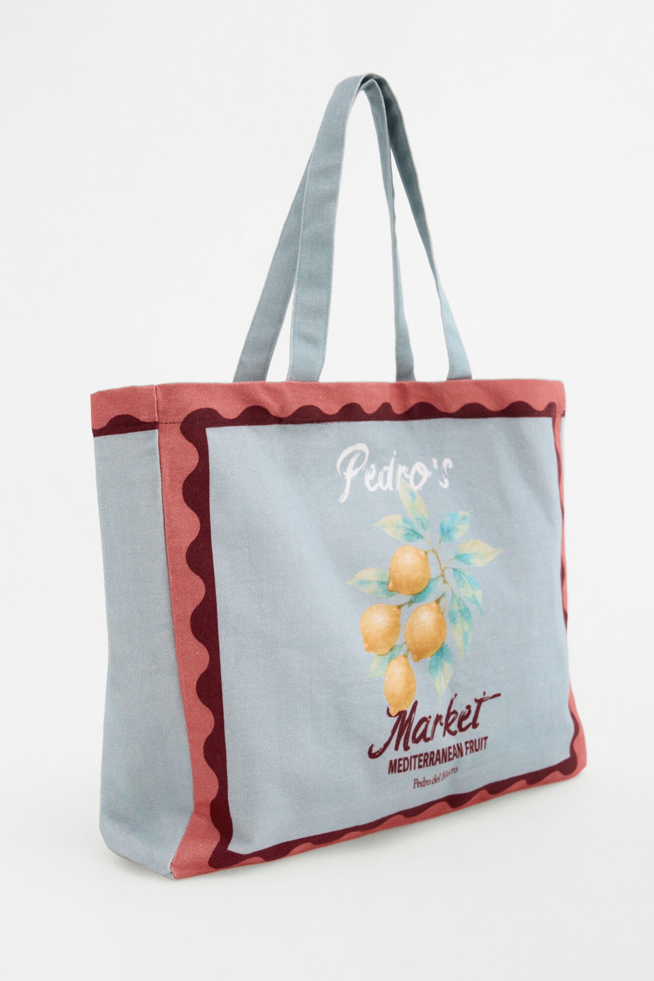 Pedro del Hierro Bolso estampado limones