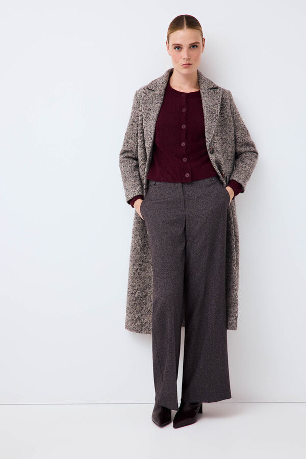 Pedro del Hierro Long coat Grey