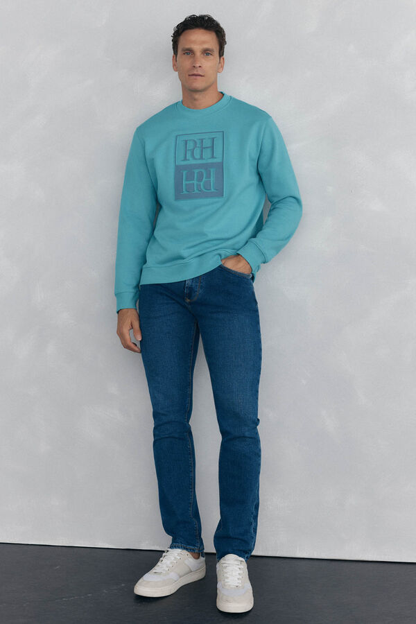 Pedro del Hierro Slim fit Premium Flex jeans Blue