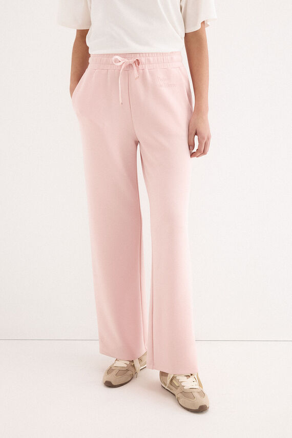 Pantalón soft touch recto
