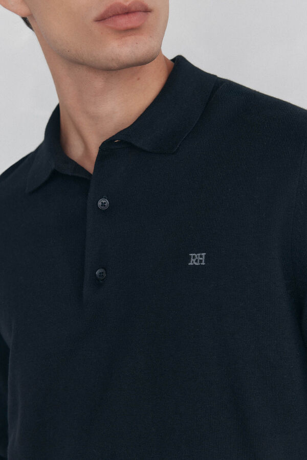 Pedro del Hierro Polo-neck jumper Black