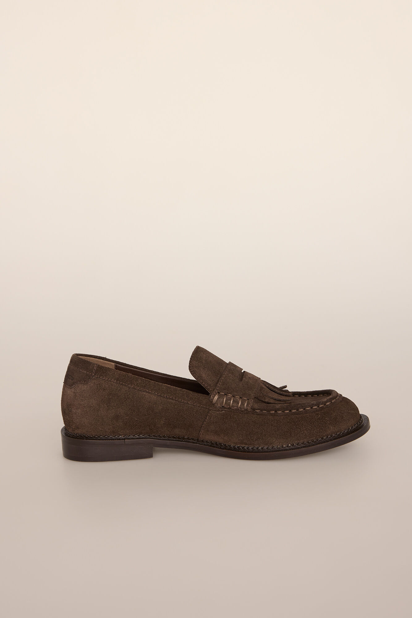 Pedro del Hierro Brown suede moccasin
