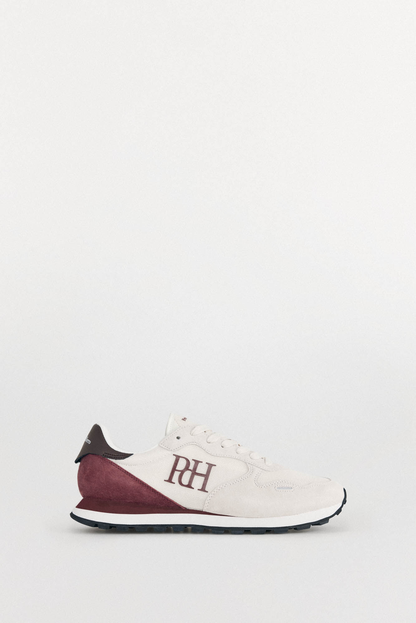 Pedro del Hierro leather and textile sneaker
