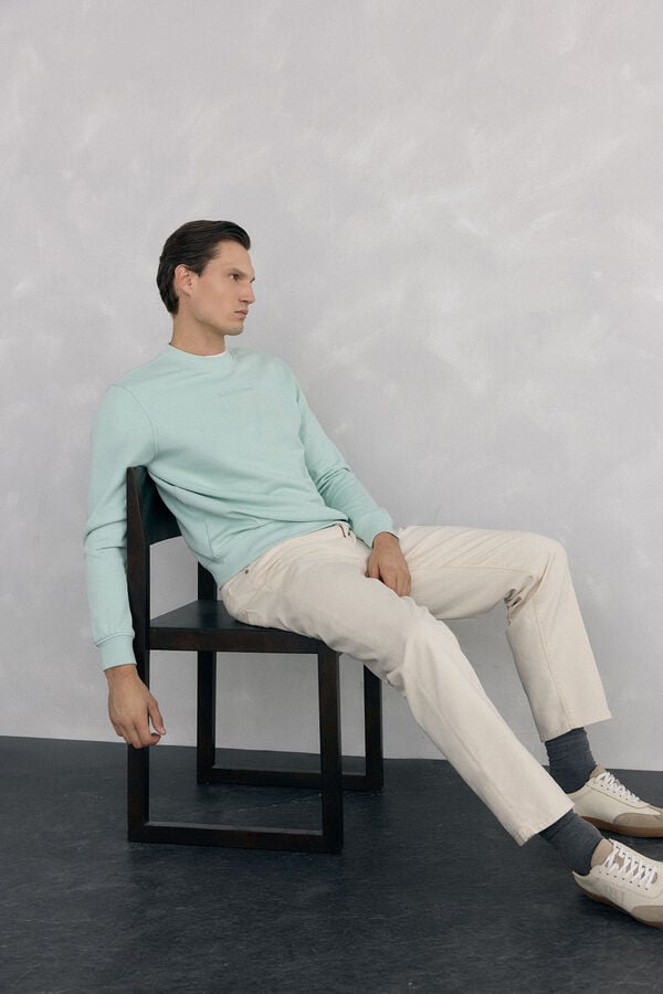 Pedro del Hierro Crew neck sweatshirt Green