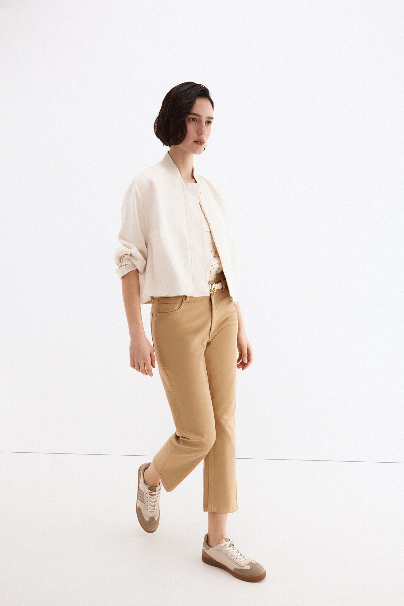 Pedro del Hierro Jeans straight capri basic